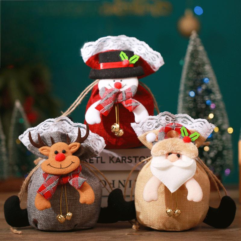 Creative Christmas Eve Apple Gift Bag | Festive Candy Box & Small Present Holder | Holiday Treat Packaging eprolo