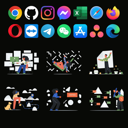 2000+ Figma Elements Bundle | Figma Icons, Figma Illustrations, 3D Icons, 3D Illustrations for Website and Apps, Vector Icons for UI design CreativeRino