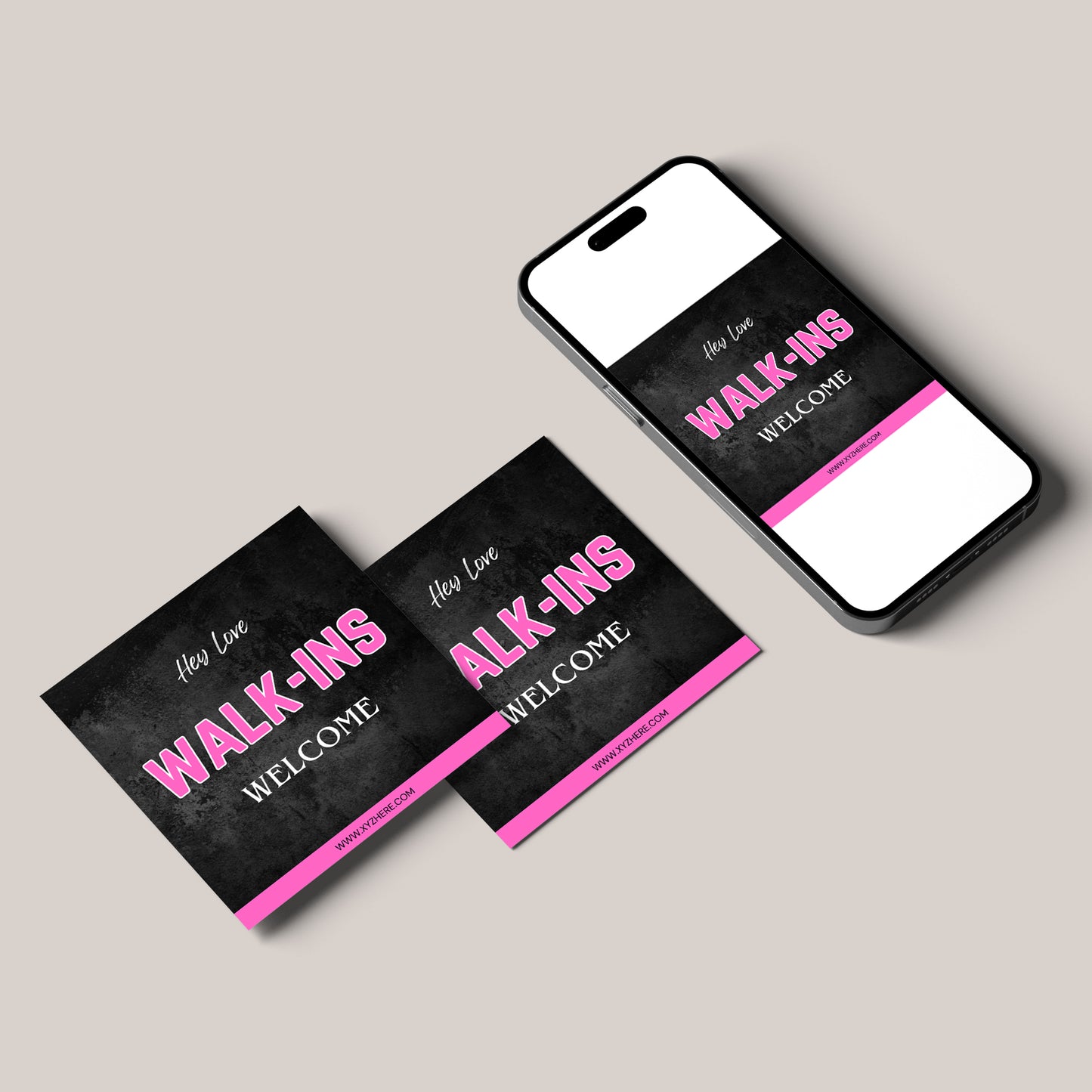 Walk Ins Welcome Flyer Template | Social Media Flyer Template