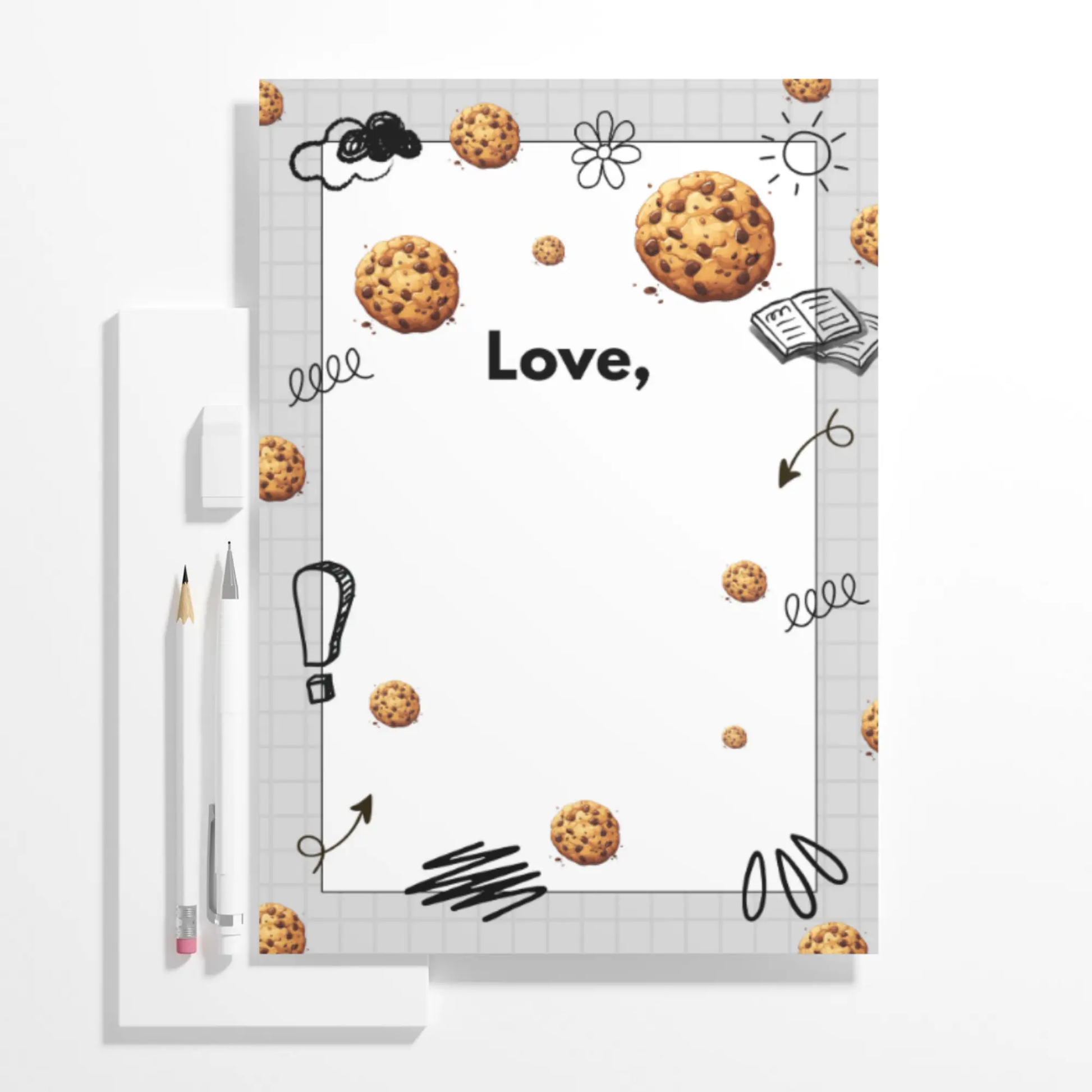 If You Give Your Teacher A Cookie Book Template - CreativeRino
