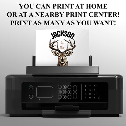 The Big One Hunting Birthday Invitation Template - CreativeRino