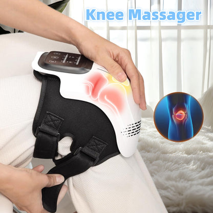 Intelligent Home Use Electric Intelligent Kneading Heating Knee Massager Rechargeable Pain Relief Infrared Laser Vibration Knee Massager CreativeRino