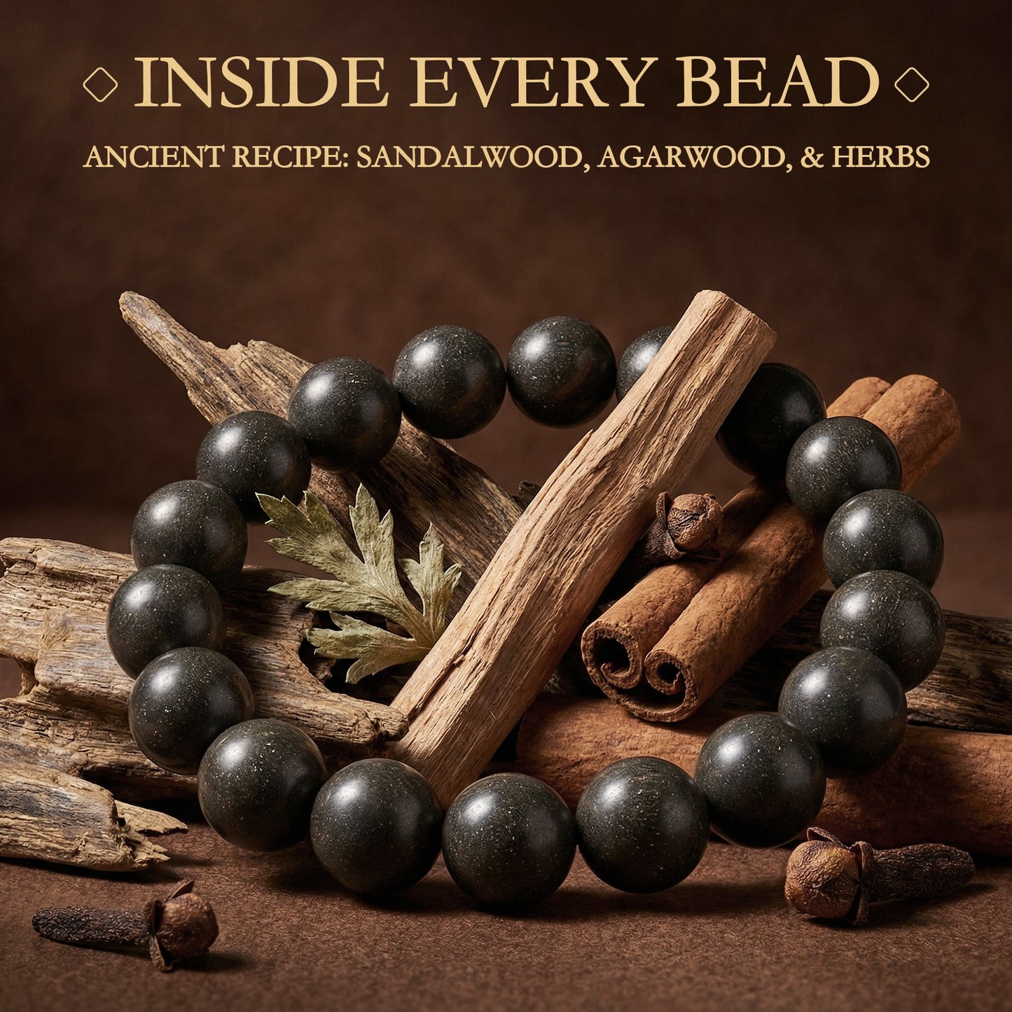 Premium Traditional Chinese Medicine Bead Bracelet: Natural Holistic Wellness & Energy Jewelry CreativeRino