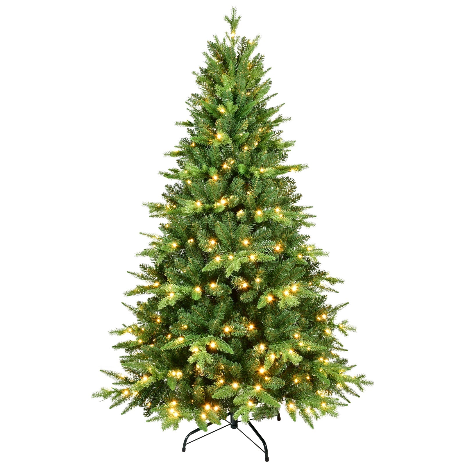 5FT Pre-Lit Artificial Christmas Tree | Realistic PE & PVC Mixed Tip Technology eprolo