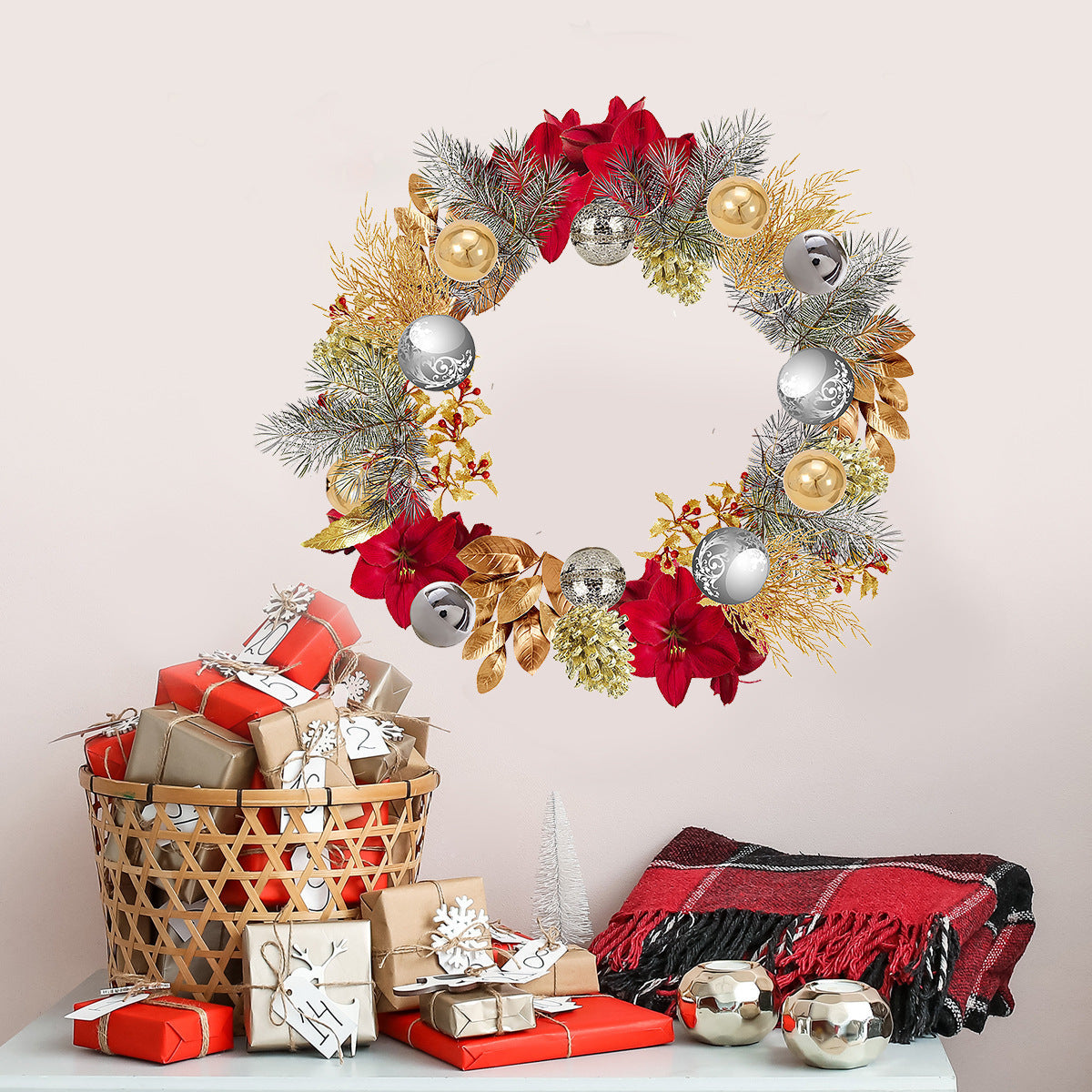 Christmas Wreath for Front Door Decor eprolo