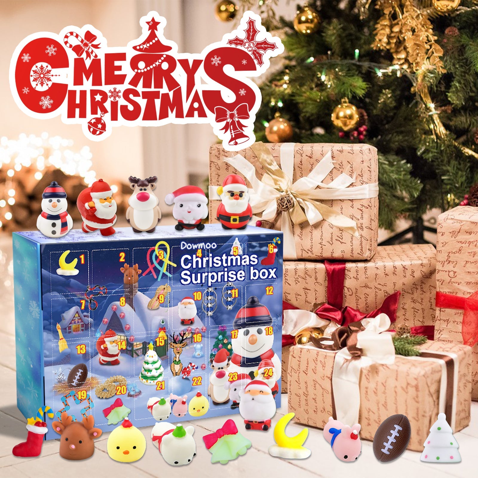 Christmas Blind Box Advent Calendar (24 Surprises) | Anti-Stress Fidget & Relief Toy Gift Set eprolo