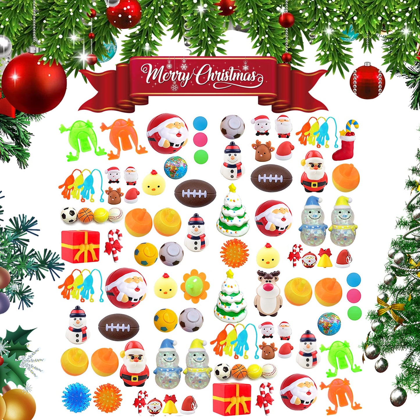 Christmas Blind Box Advent Calendar (24 Surprises) | Anti-Stress Fidget & Relief Toy Gift Set eprolo