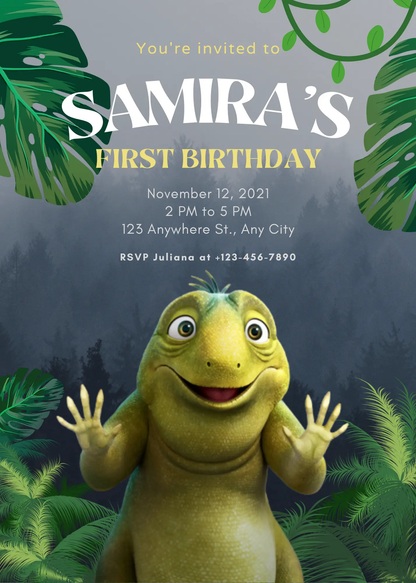 Leo Birthday Invitation Template - CreativeRino