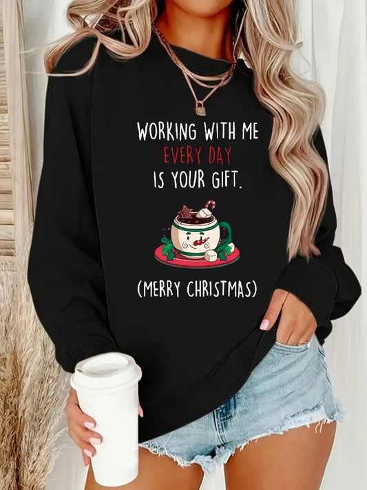 The Ultimate Cozy Christmas Sweatshirt | Plush Fleece Crewneck Pullover | Oversized Holiday Loungewear for Women eprolo