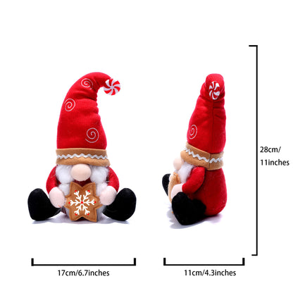 Nordic Christmas Gnome Doll | Faceless Rudolf Elf Ornament Gnome Decor