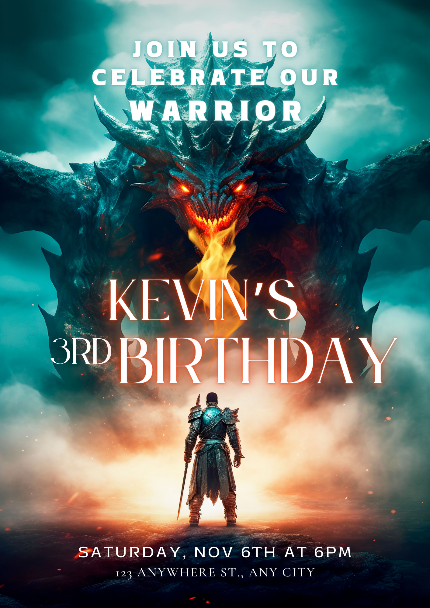 World of Warcraft Birthday Invitation Template