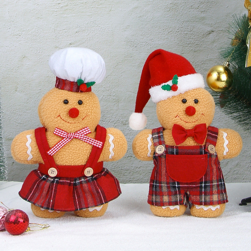 Christmas decoration gingerbread figurine American cartoon Christmas decoration party decoration doll eprolo