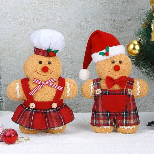 Christmas decoration gingerbread figurine American cartoon Christmas decoration party decoration doll eprolo