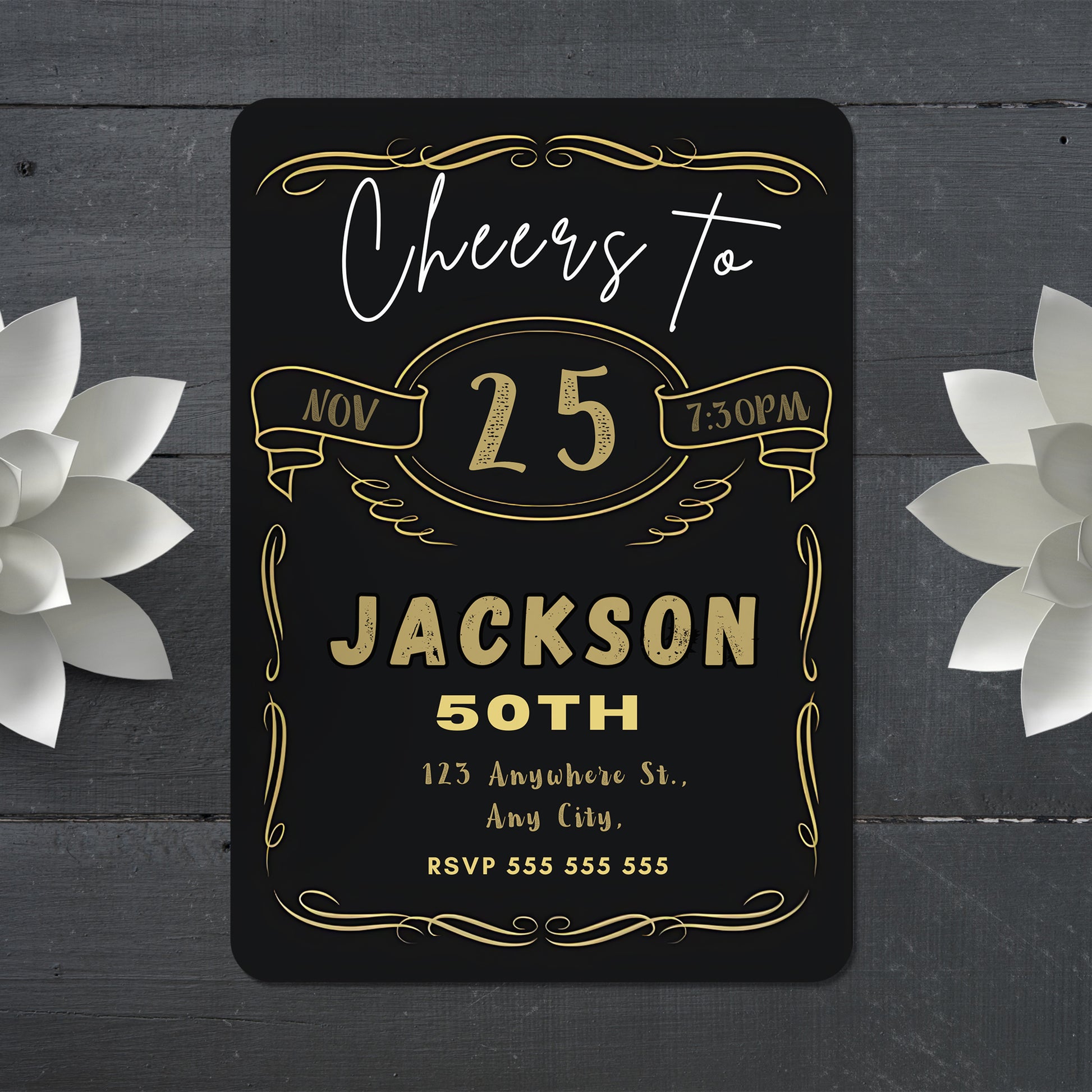 Beer Birthday Invitation Template - CreativeRino