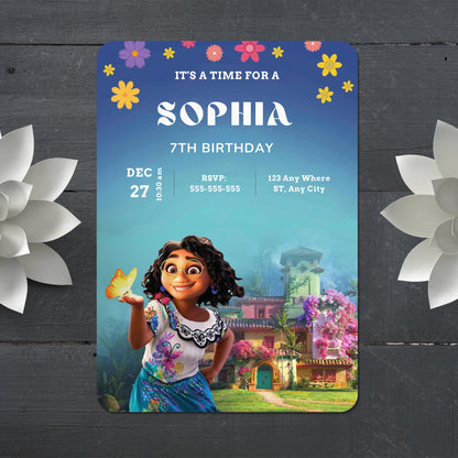 Encanto Birthday Invitation Template - CreativeRino
