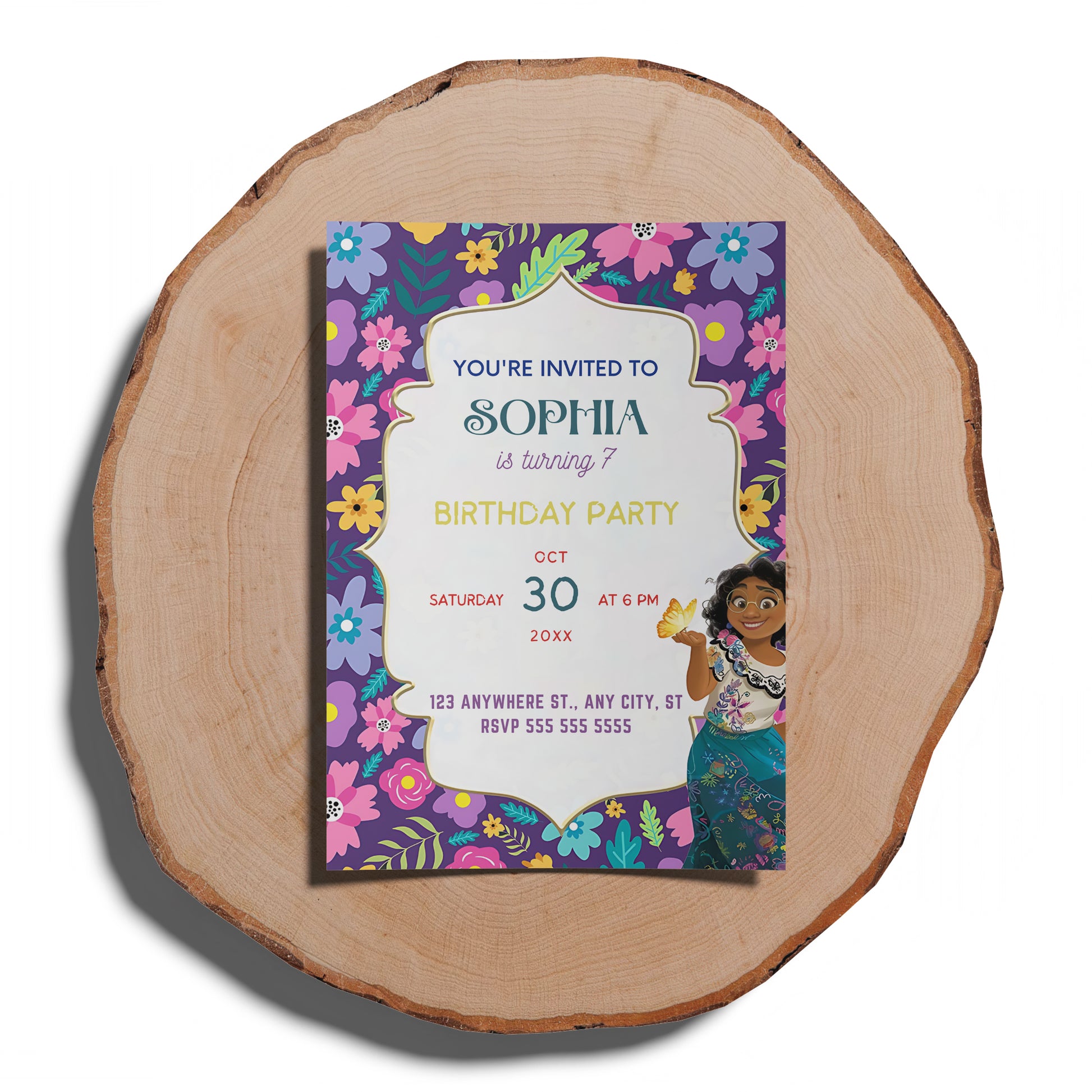 Encanto Birthday Invitation Template - CreativeRino