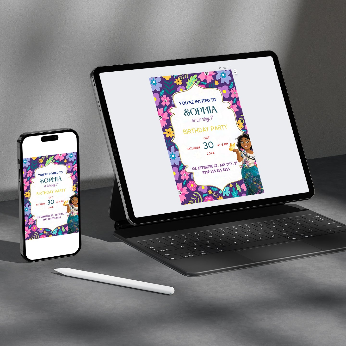 Encanto Birthday Invitation Template - CreativeRino