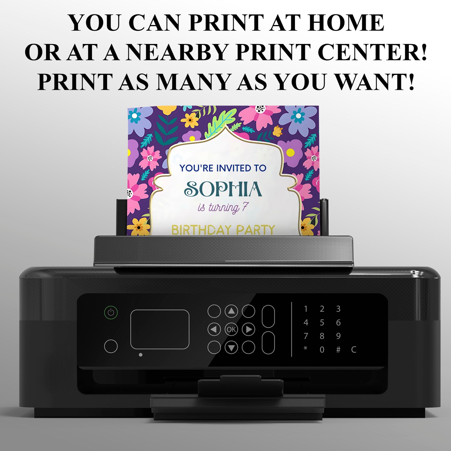 Encanto Birthday Invitation Template - CreativeRino