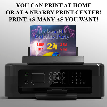 Sonic the Hedgehog Birthday Invitation Template - CreativeRino