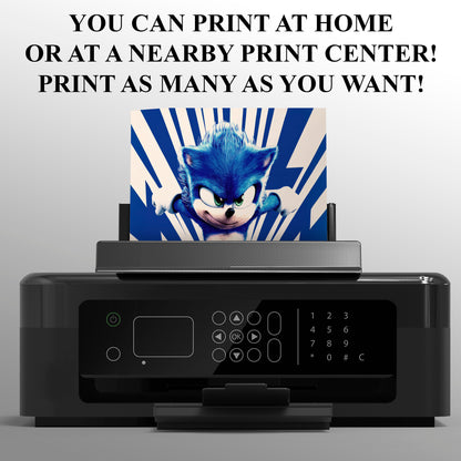 Sonic the Hedgehog Birthday Invitation Template - CreativeRino