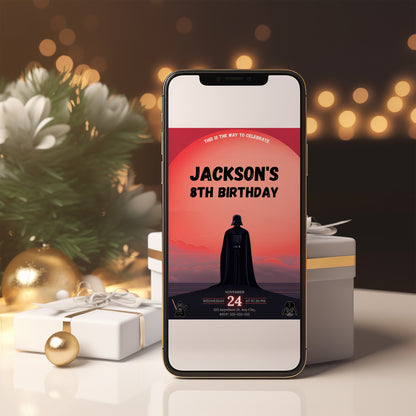 Star Wars Birthday Invitation Template - CreativeRino
