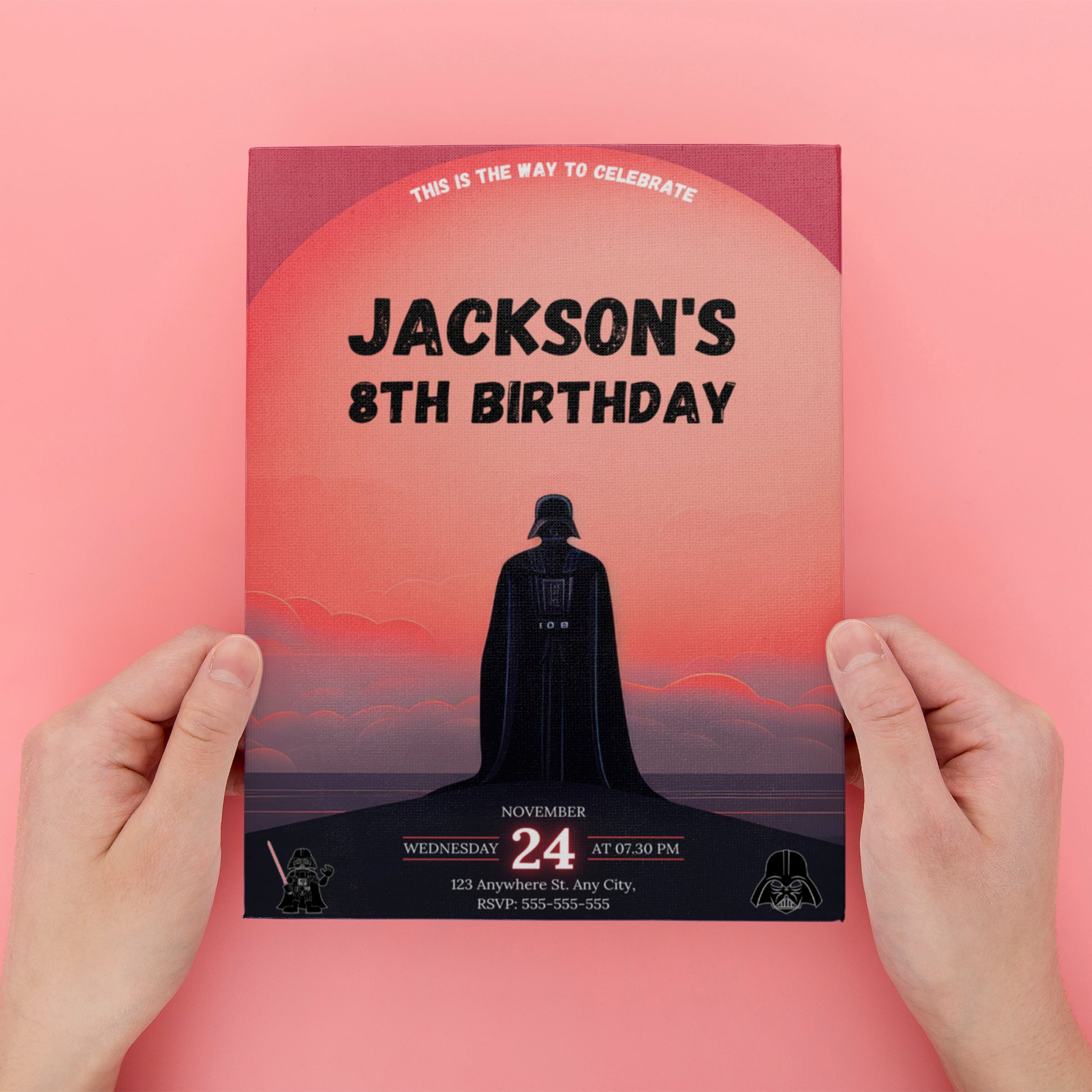 Star Wars Birthday Invitation Template - CreativeRino