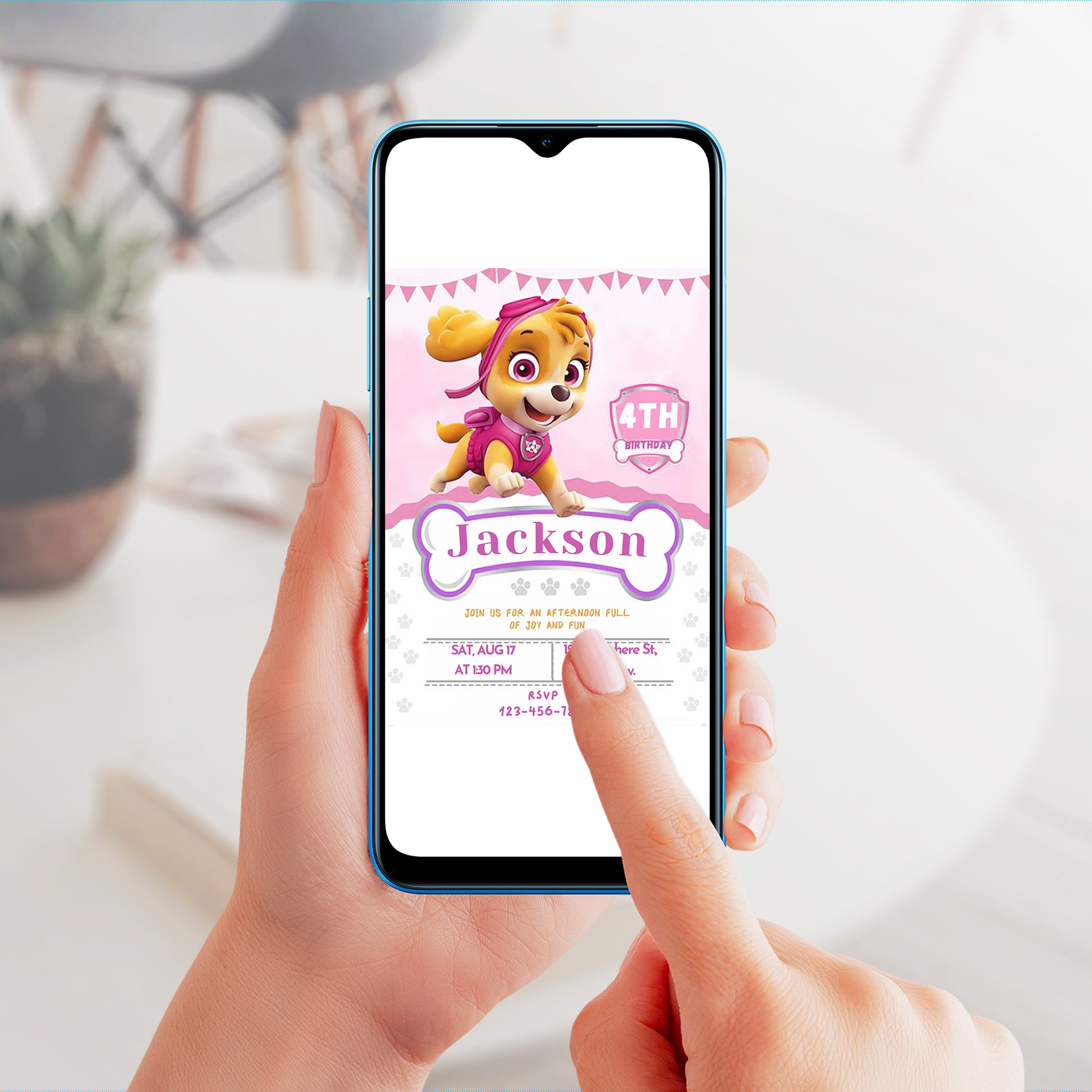 DIY Paw Patrol Birthday Invitation Template - CreativeRino