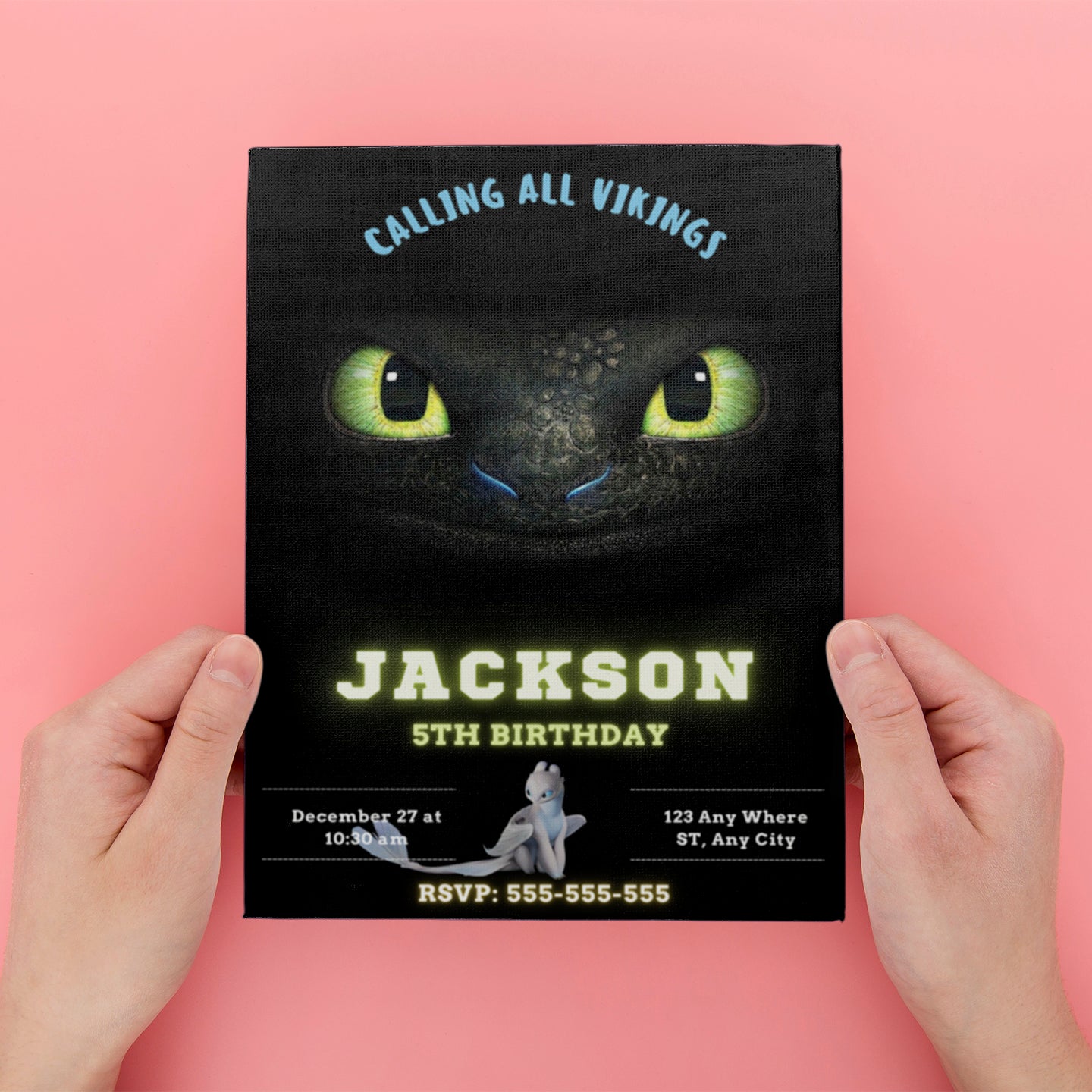 How to Train Your Dragon Birthday Invitations - CreativeRino