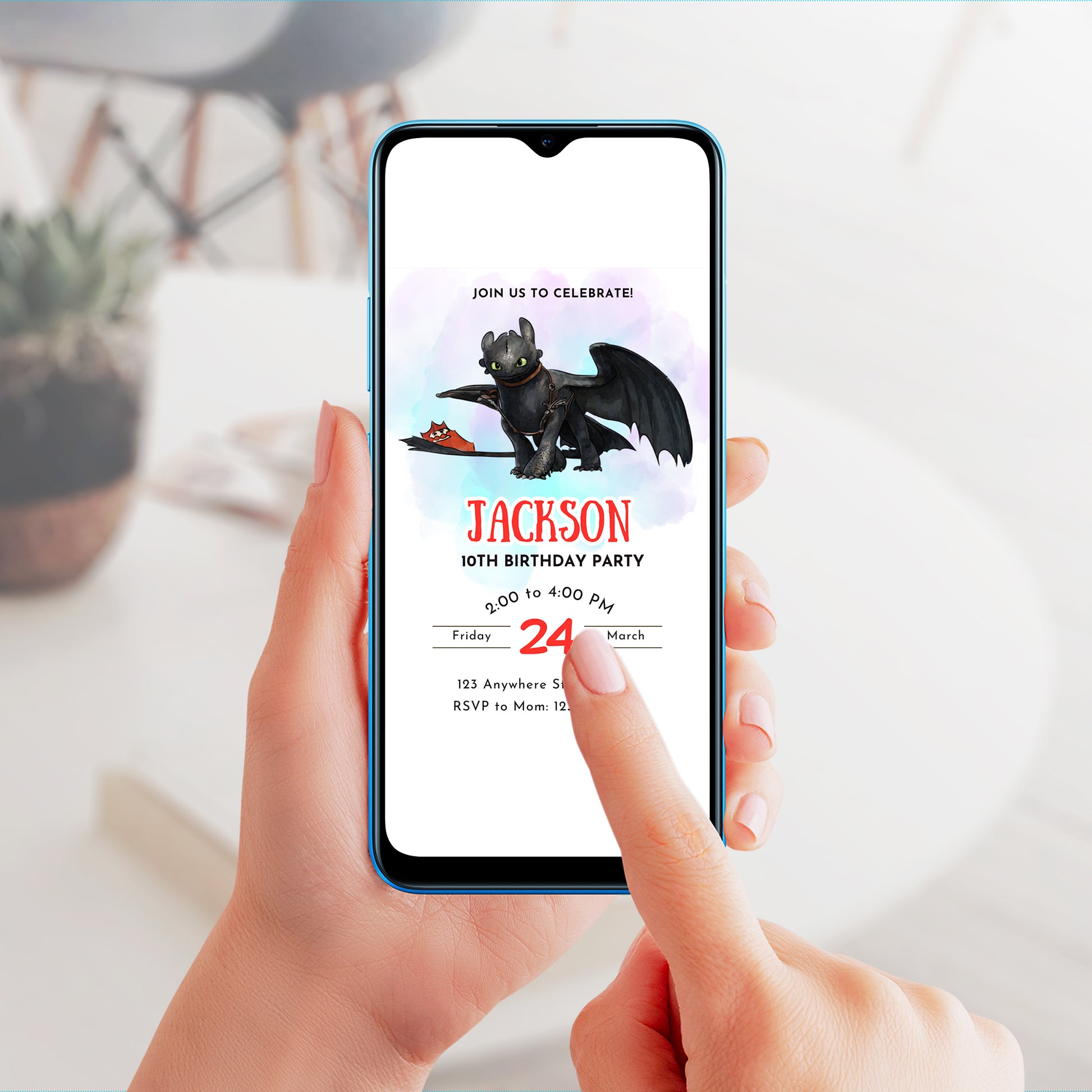 How to Train Your Dragon Invitations - CreativeRino
