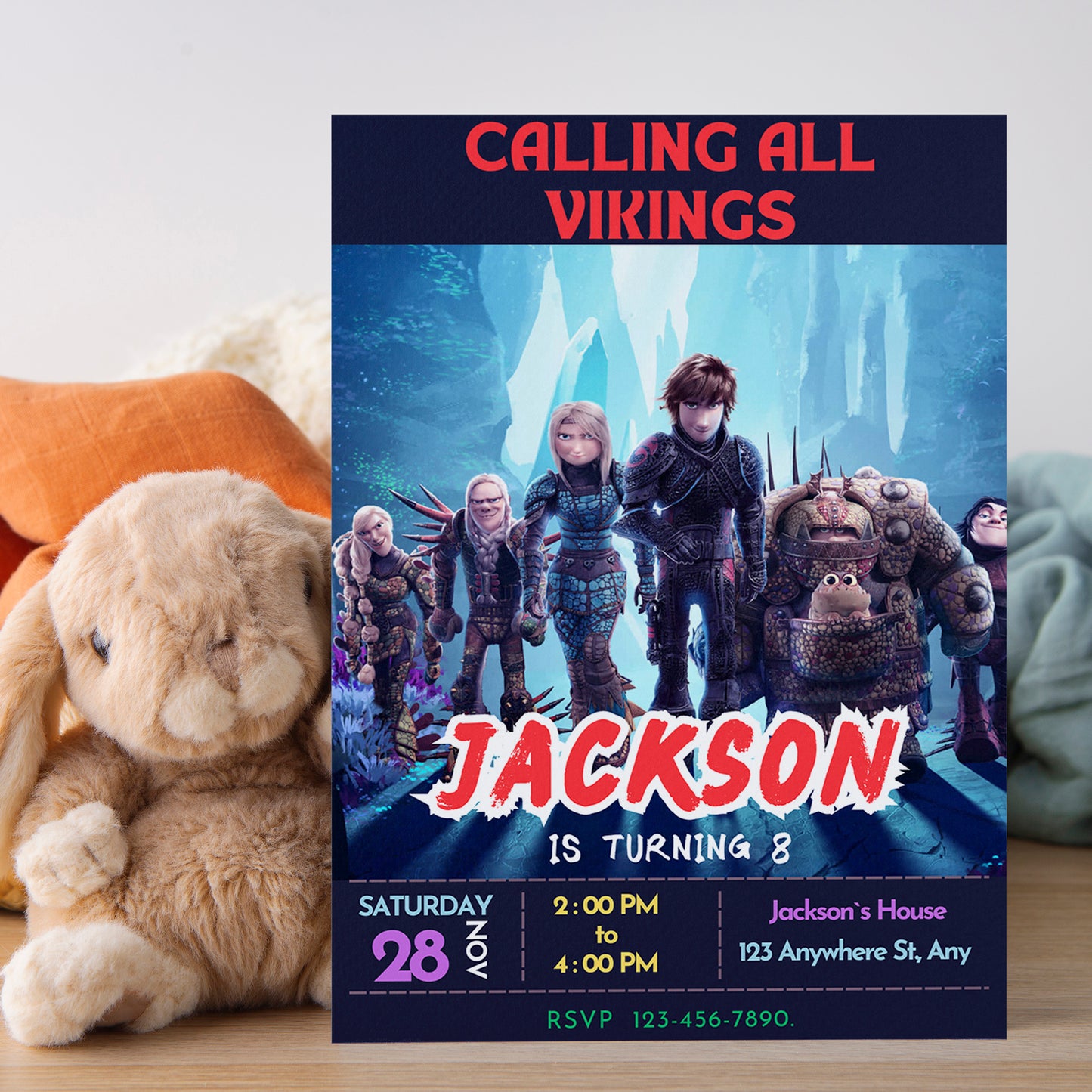 How to Train Your Dragon Party Template - CreativeRino