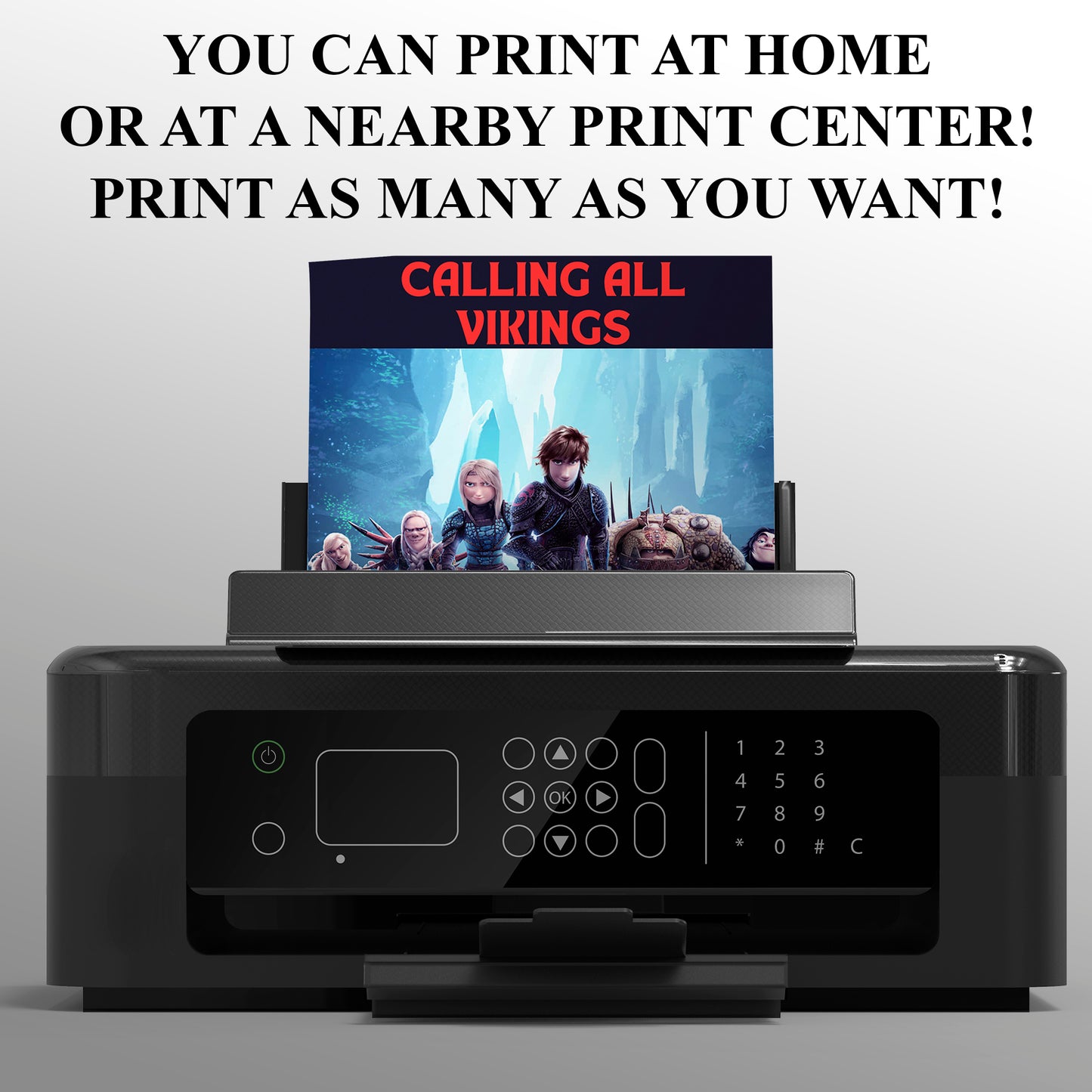 How to Train Your Dragon Party Template - CreativeRino