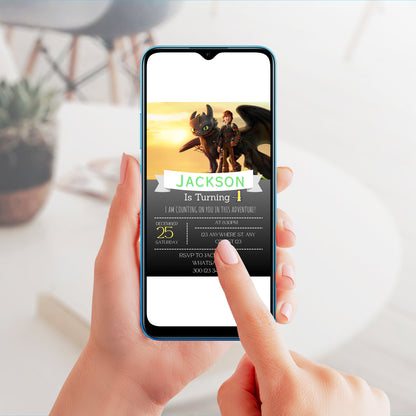 How to Train Your Dragon Invite Printable - CreativeRino