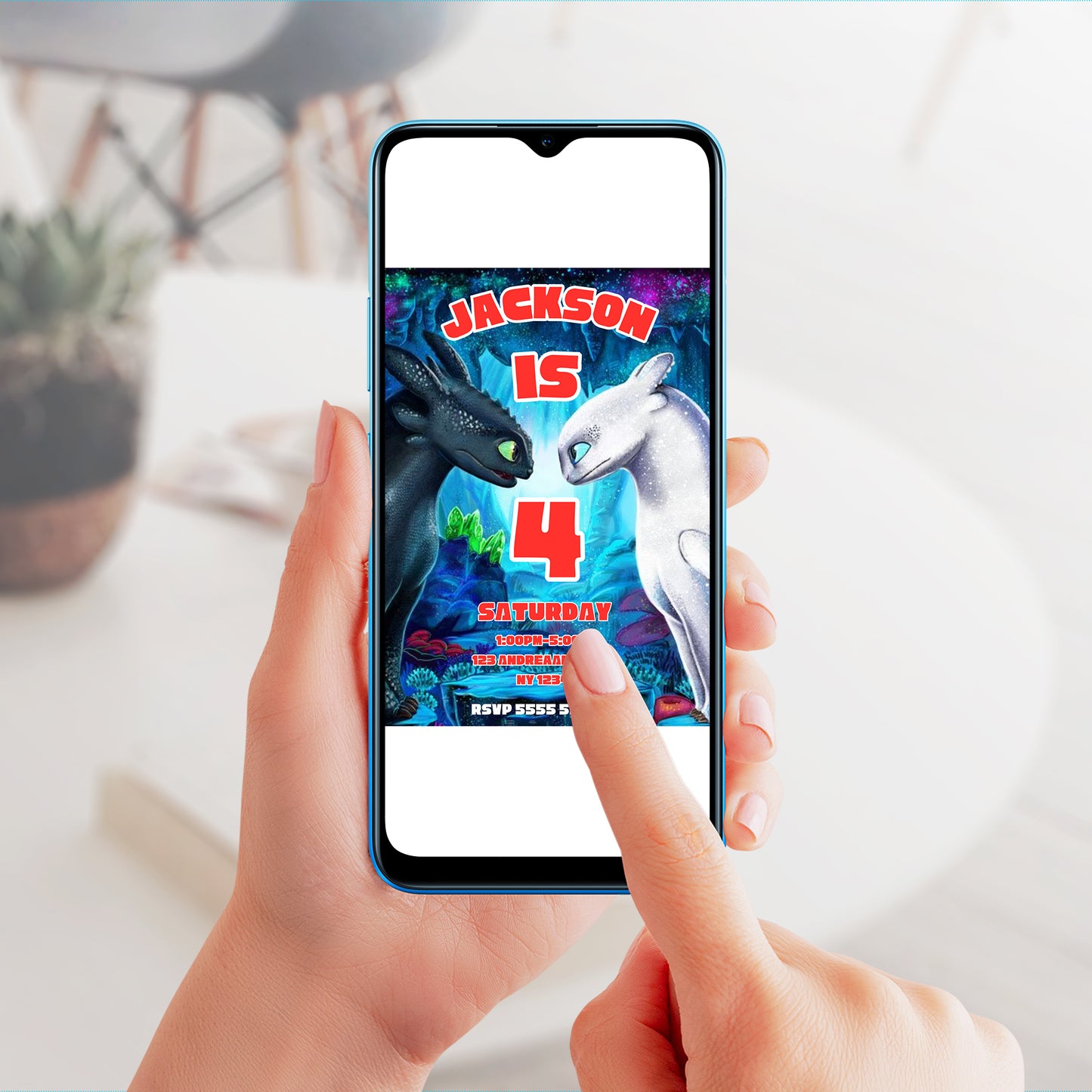 How to Train Your Dragon Party Invitation - CreativeRino