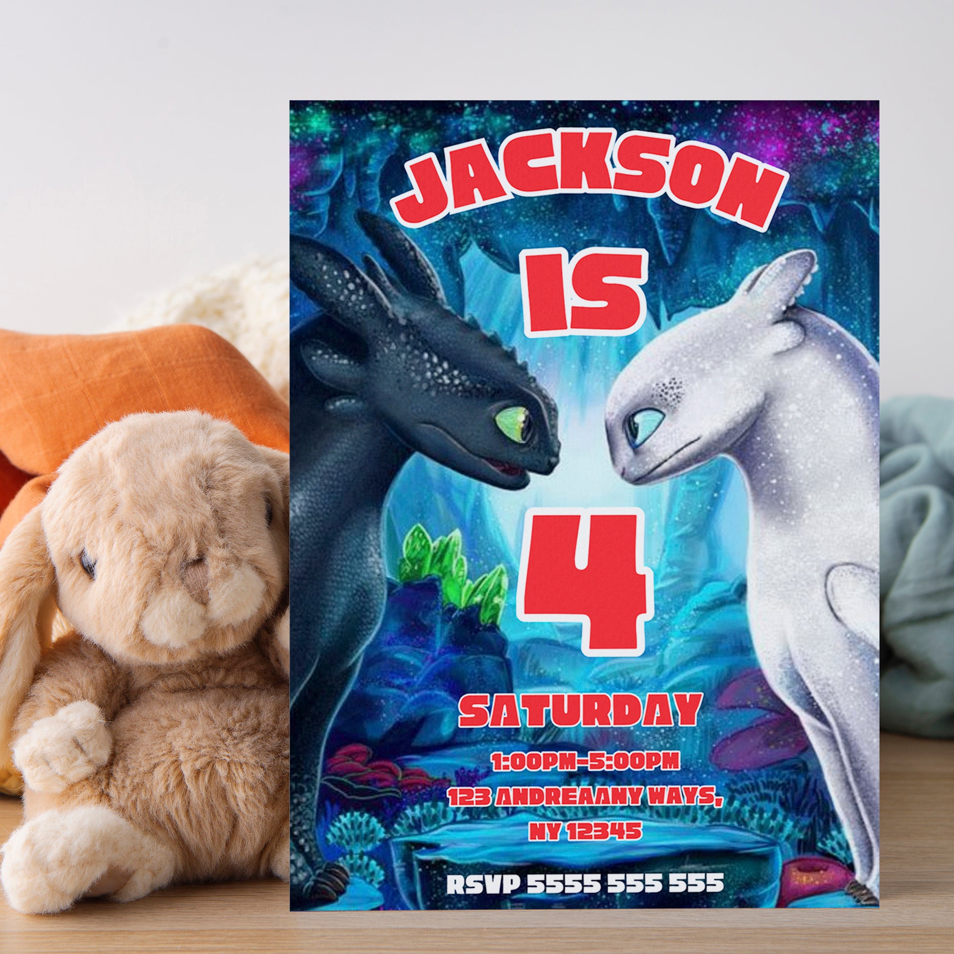 How to Train Your Dragon Party Invitation - CreativeRino