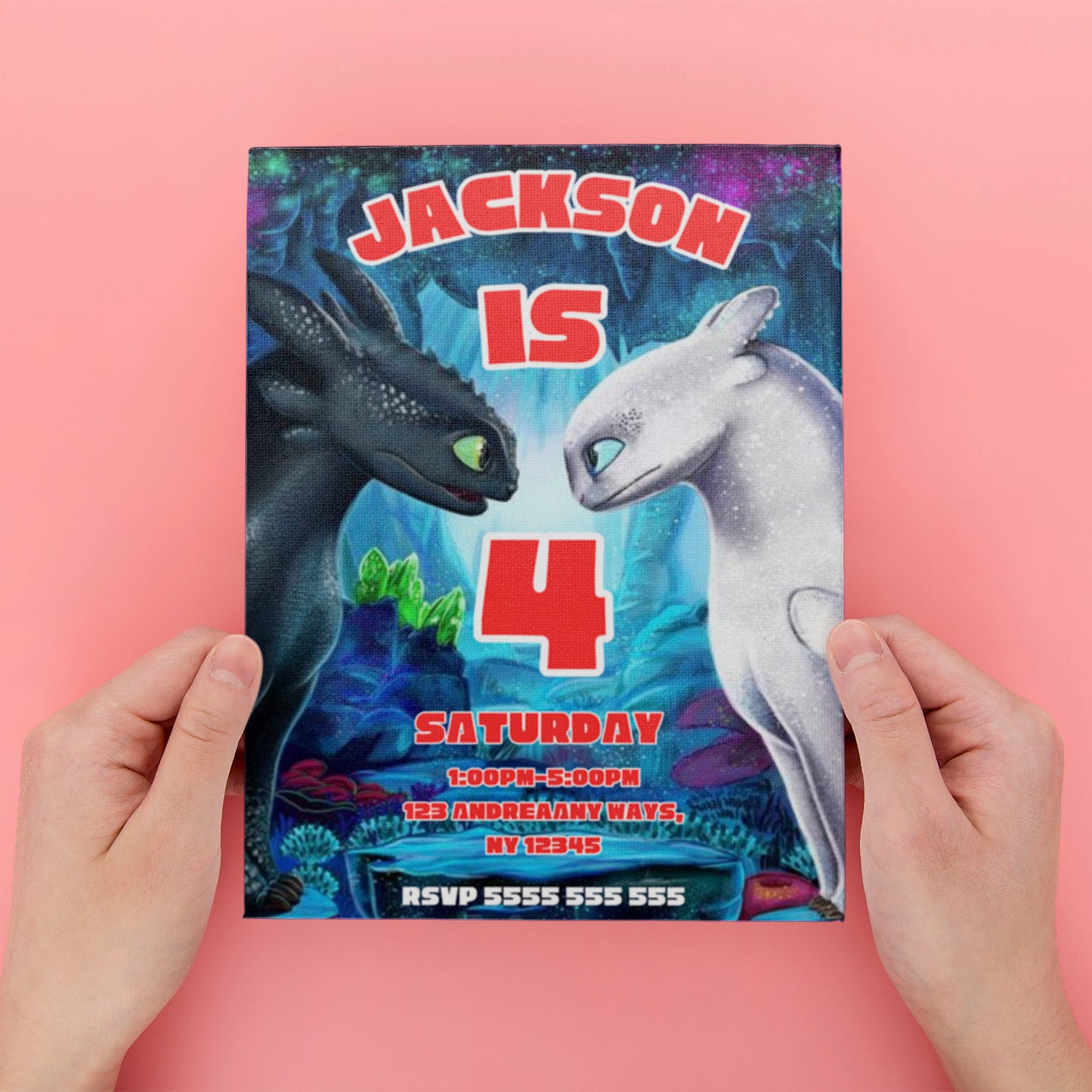 How to Train Your Dragon Party Invitation - CreativeRino