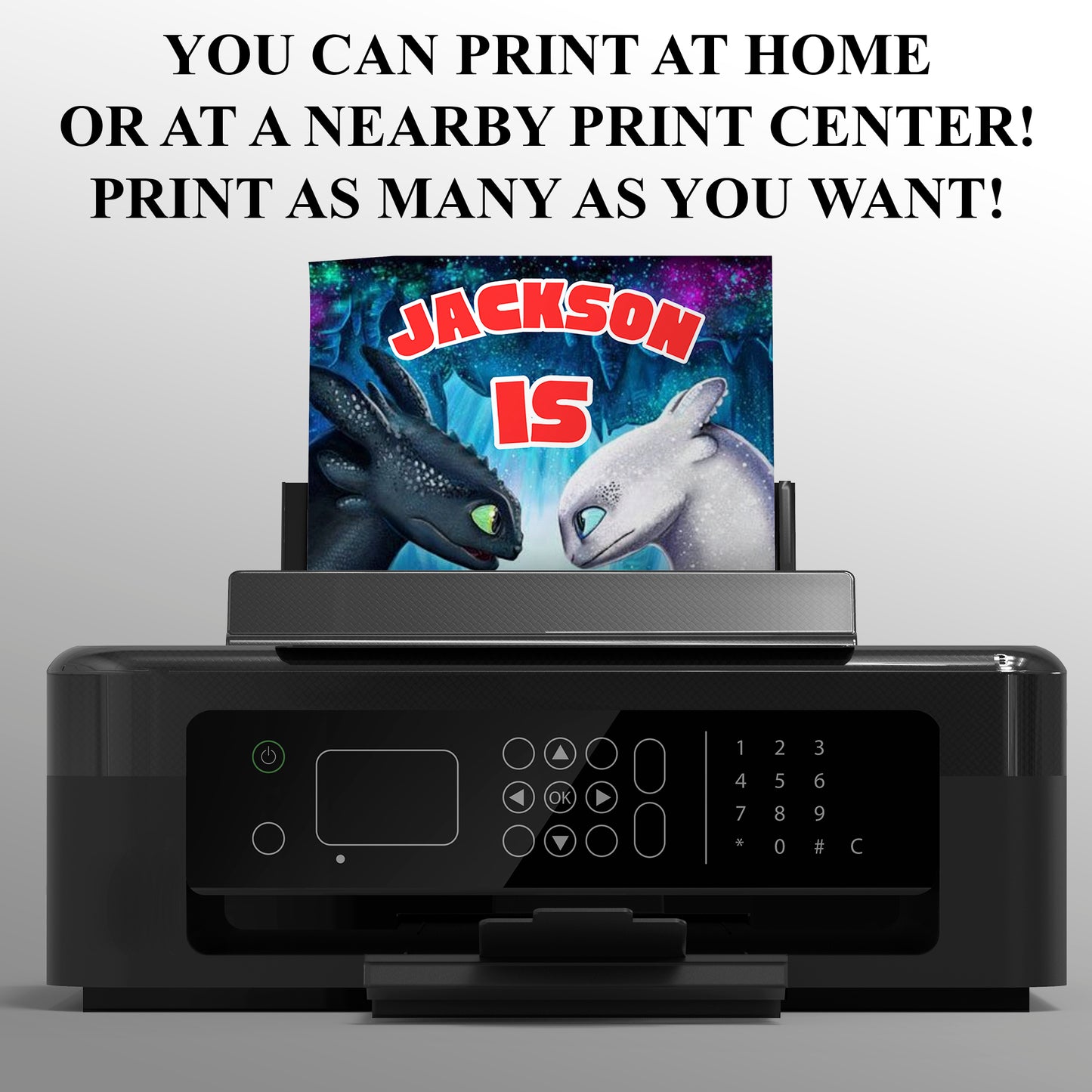 How to Train Your Dragon Party Invitation - CreativeRino