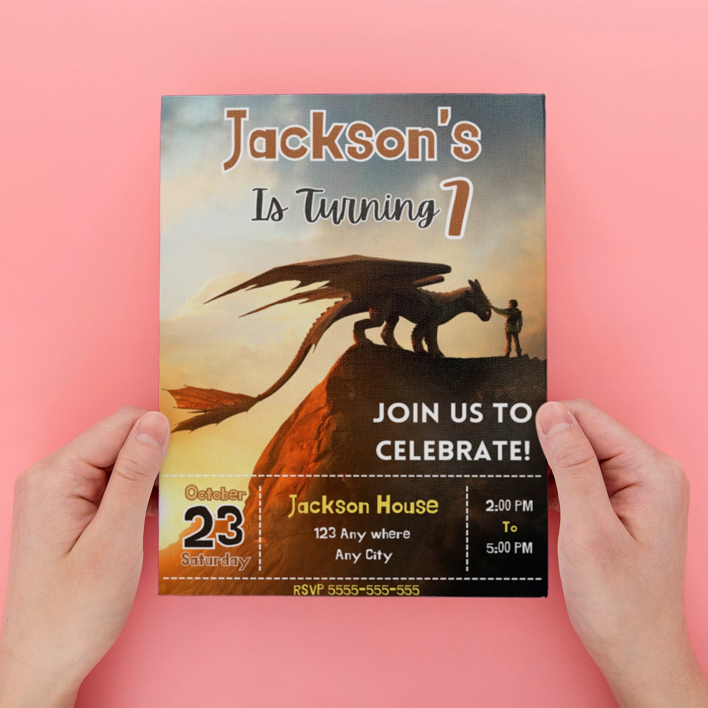 How to Train Your Dragon Theme Invitation - CreativeRino