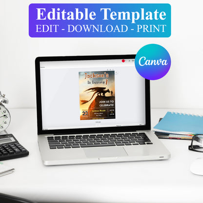 How to Train Your Dragon Theme Invitation - CreativeRino