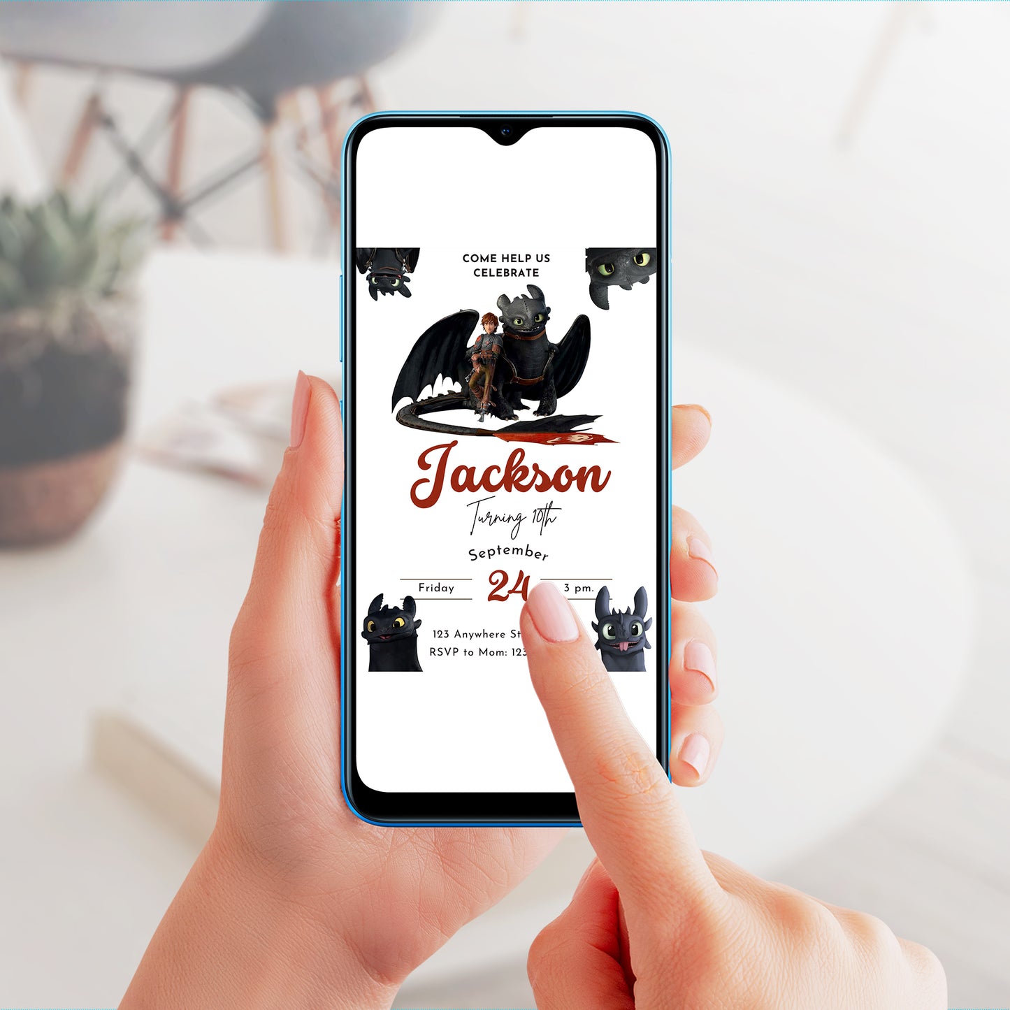 How to Train Your Dragon Birthday Template - CreativeRino