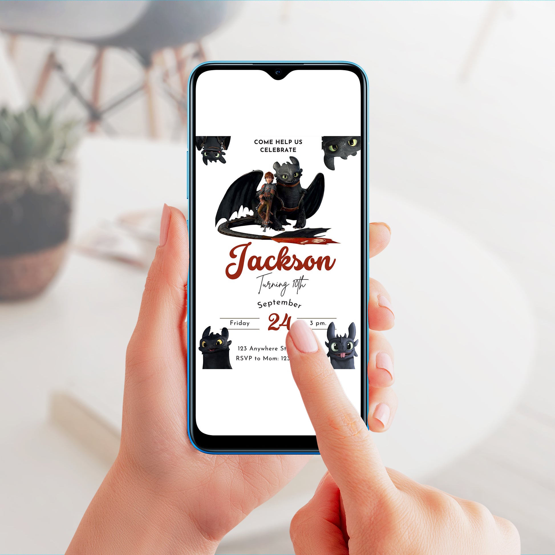 How to Train Your Dragon Birthday Template - CreativeRino