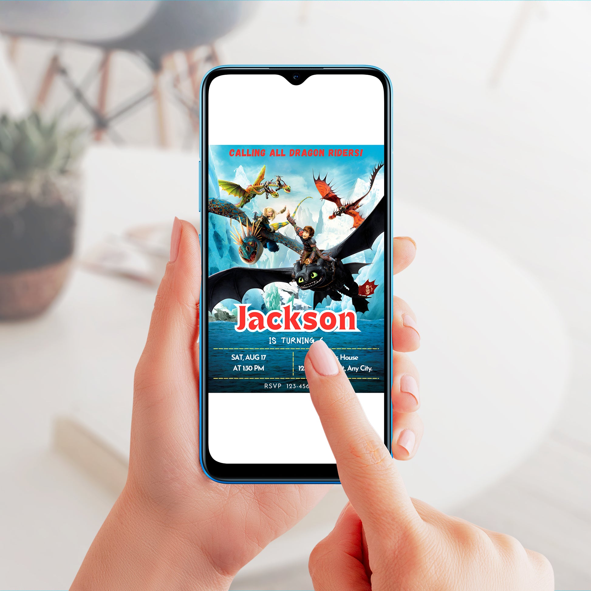 Instant How to Train Your Dragon Invite - CreativeRino