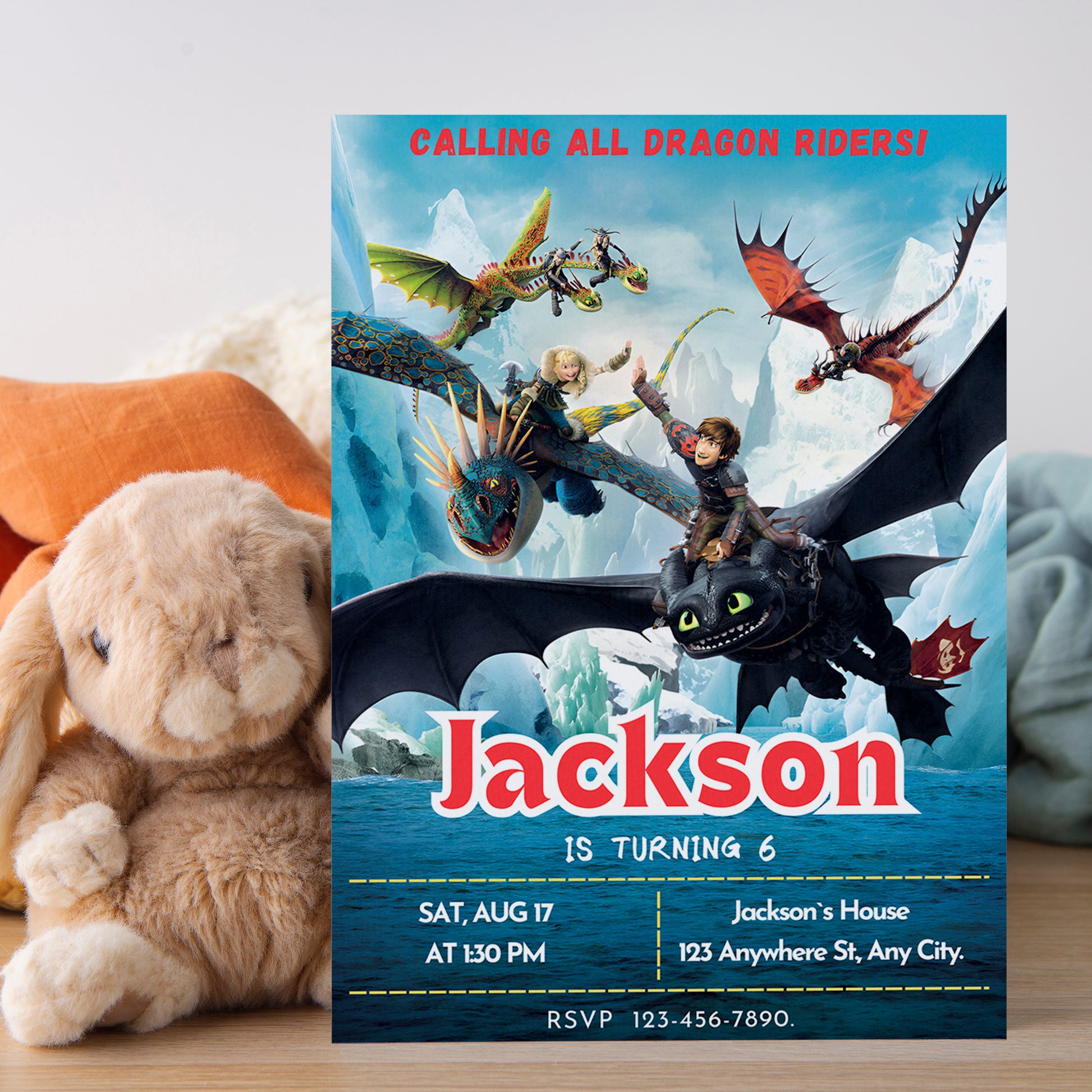 Instant How to Train Your Dragon Invite - CreativeRino