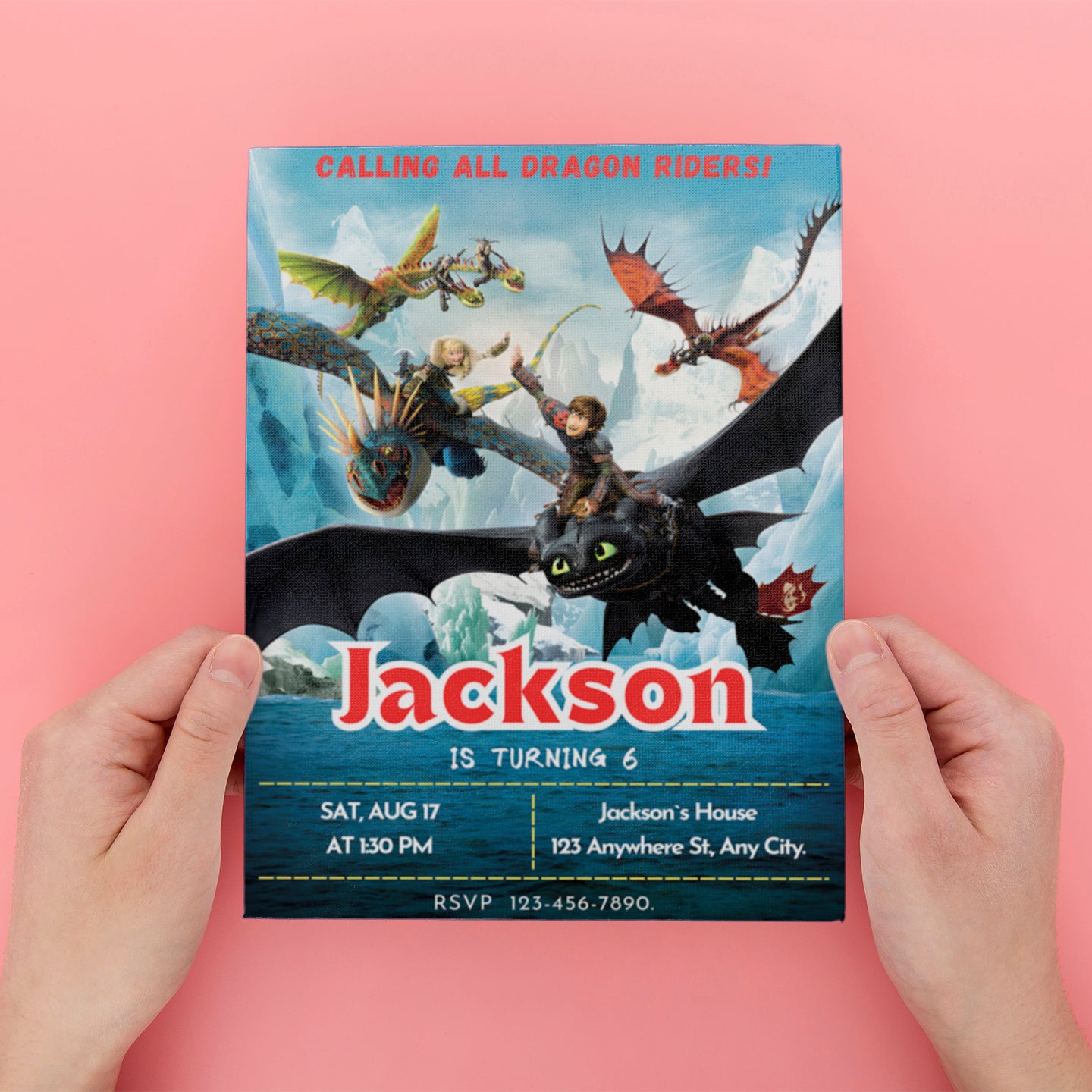 Instant How to Train Your Dragon Invite - CreativeRino