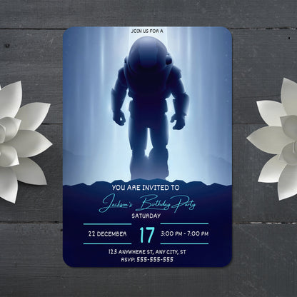 Buzz Lightyear Birthday Invitation Template - CreativeRino