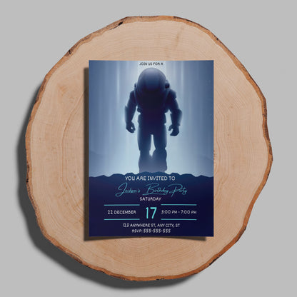 Buzz Lightyear Birthday Invitation Template - CreativeRino
