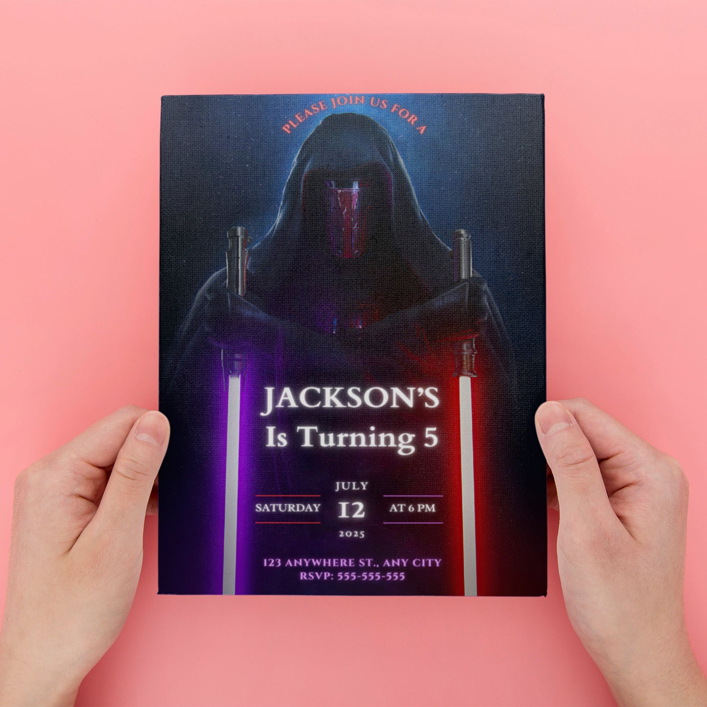 Star Wars Birthday Invitation Template - CreativeRino