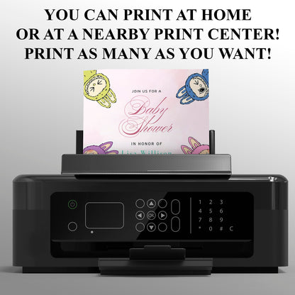 Labubu Baby Shower Invitation - CreativeRino
