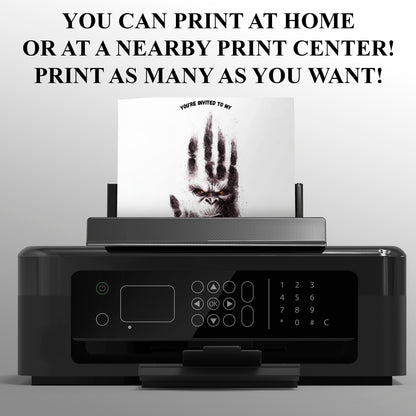 King Kong Birthday Invitation Template - CreativeRino