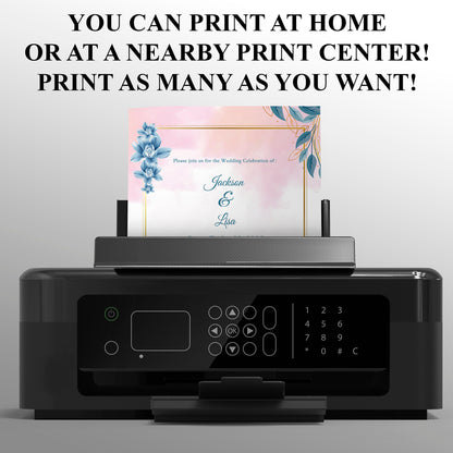 Labubu Printable Wedding Invite - CreativeRino