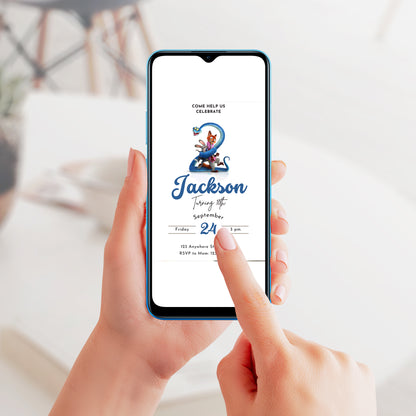 Zootopia Party Invitations Instant Download - CreativeRino